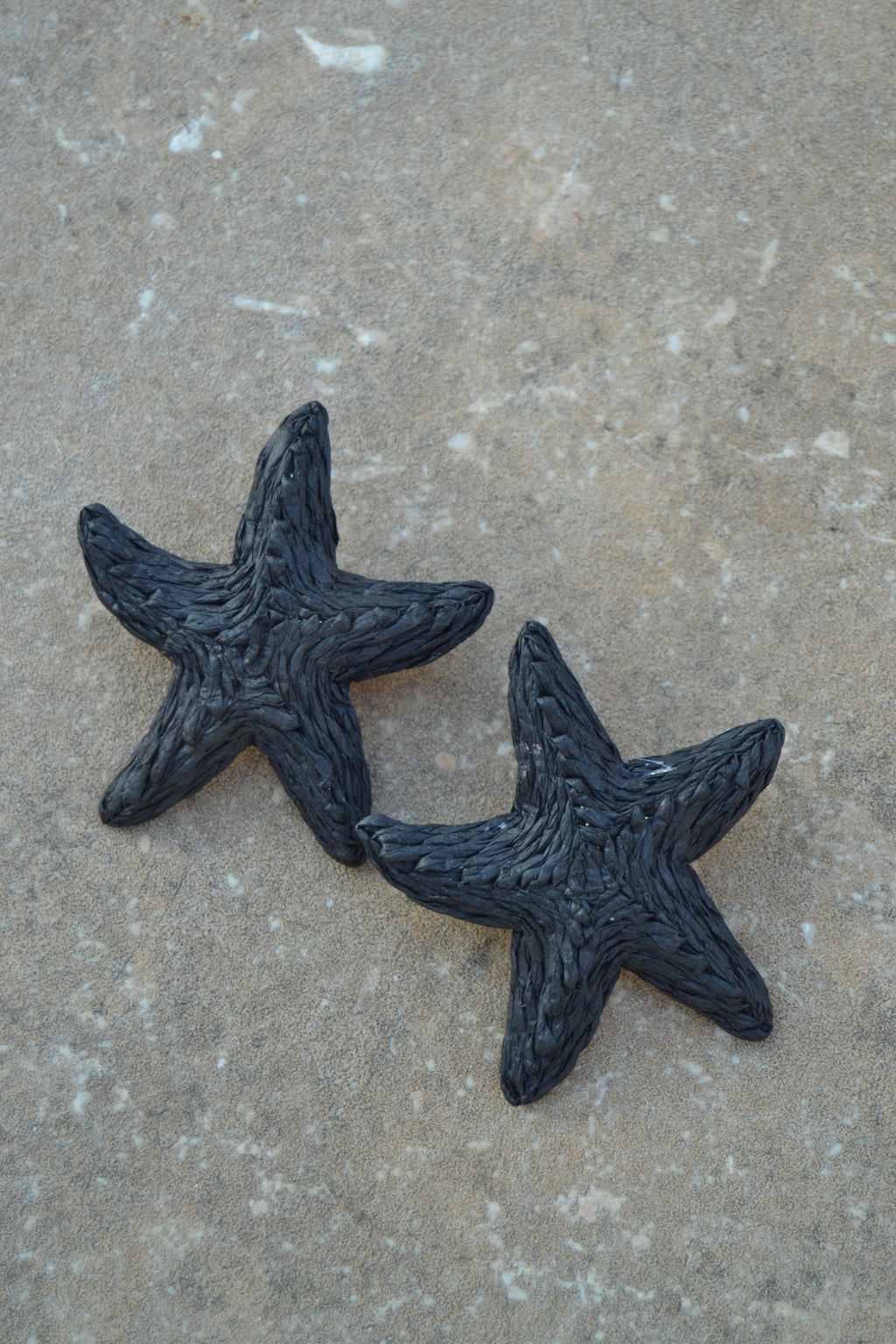 Pendiente Estrella Rafia