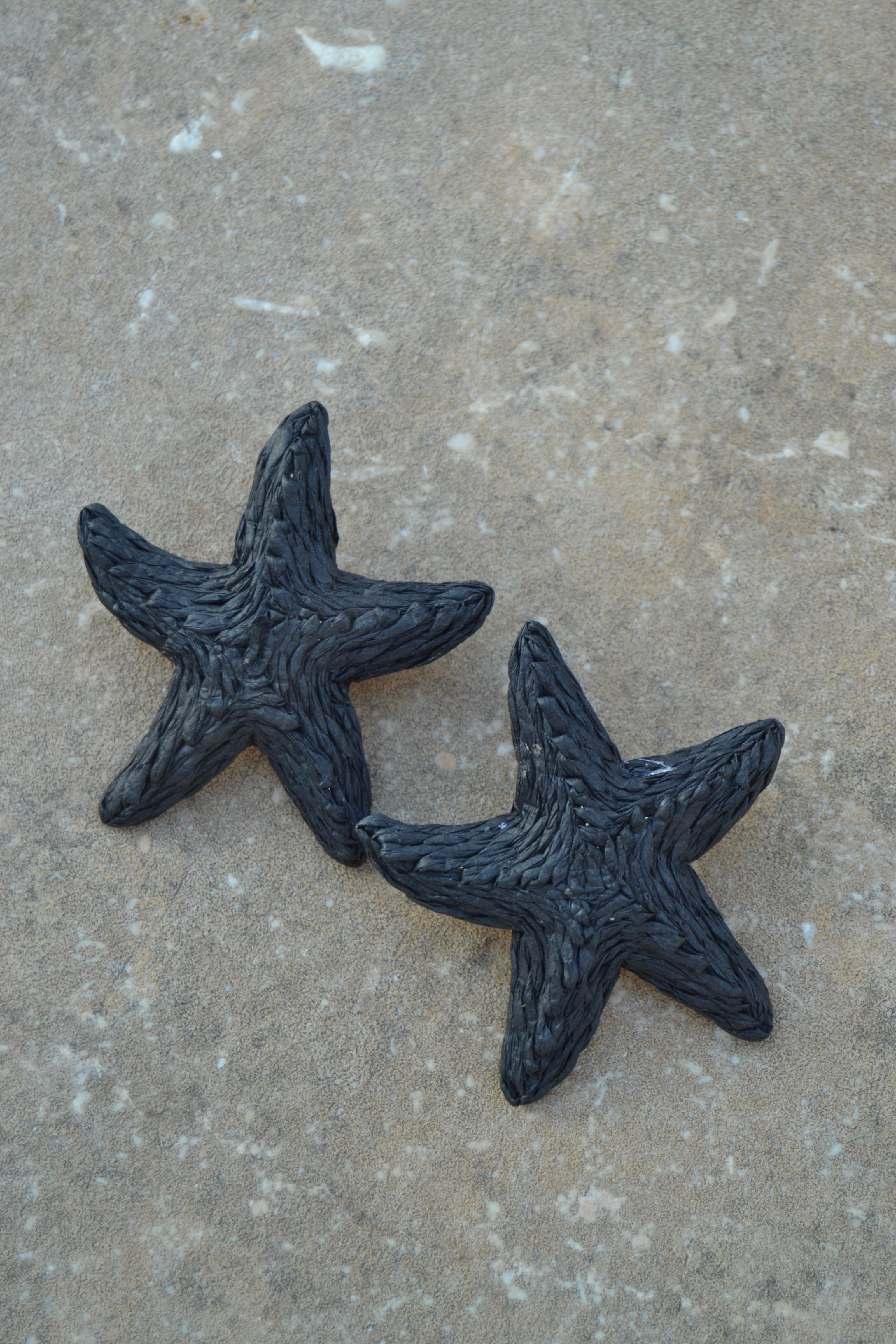Pendiente Estrella Rafia